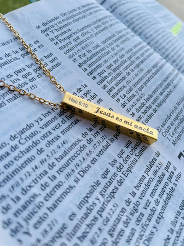 Cadena Jesús Es Mi Ancla | Dorado