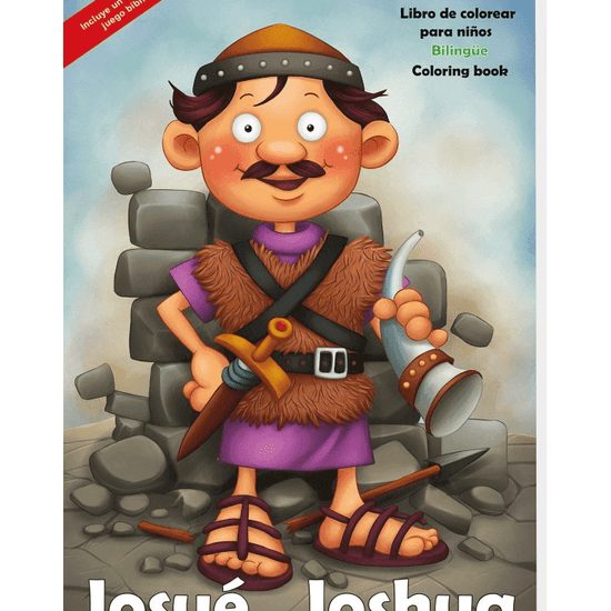 Josue- Libro de Colorear Gigante - Pura Vida Books