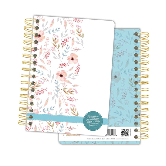 Journal Floral Confiaré en Él - Pura Vida Books