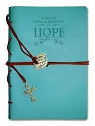 Journal-Leather - Psalm 71:14 - Pura Vida Books