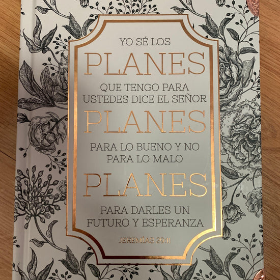 Journal - Yo se los planes Jeremías 29:11 - Pura Vida Books