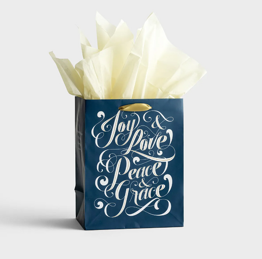 Joy and Love - Medium Gift Bag with Tissue