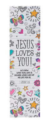 Juego de Marcapáginas Jesús Te Ama | 1 Juan 3:16