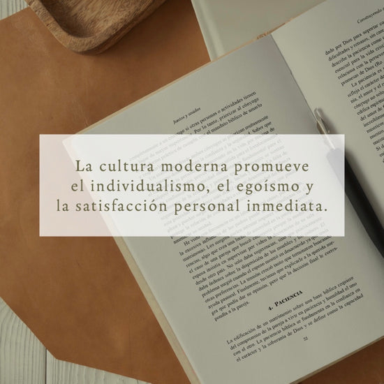 Cita del libro Juntos y unidos sobre el individualismo y la satisfacción personal
