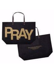 Jute tote bag Pray - Pura Vida Books