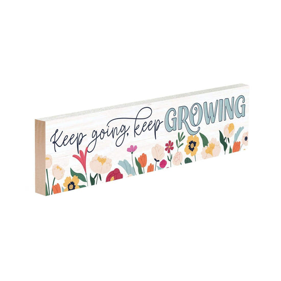 Keep Going, Keep Growing Small Sign - Pura Vida Books