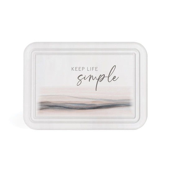 Keep Life Simple Ornate Tabletop Décor - Pura Vida Books