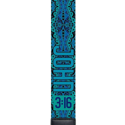 Kerusso 3:16 Pattern Guitar Strap - Pura Vida Books