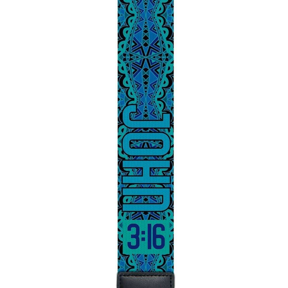 Kerusso 3:16 Pattern Guitar Strap - Pura Vida Books