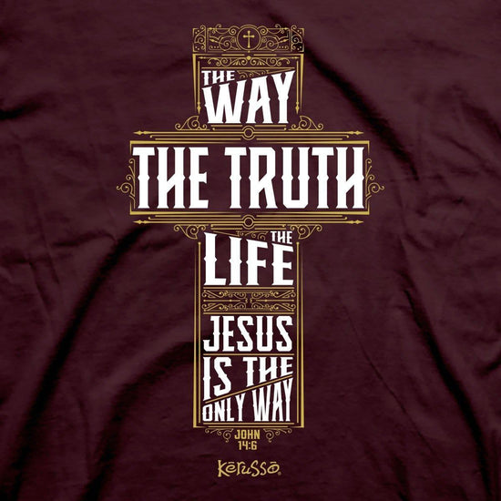 Kerusso Christian T-Shirt I Am The Way The Truth And The Life - Pura Vida Books