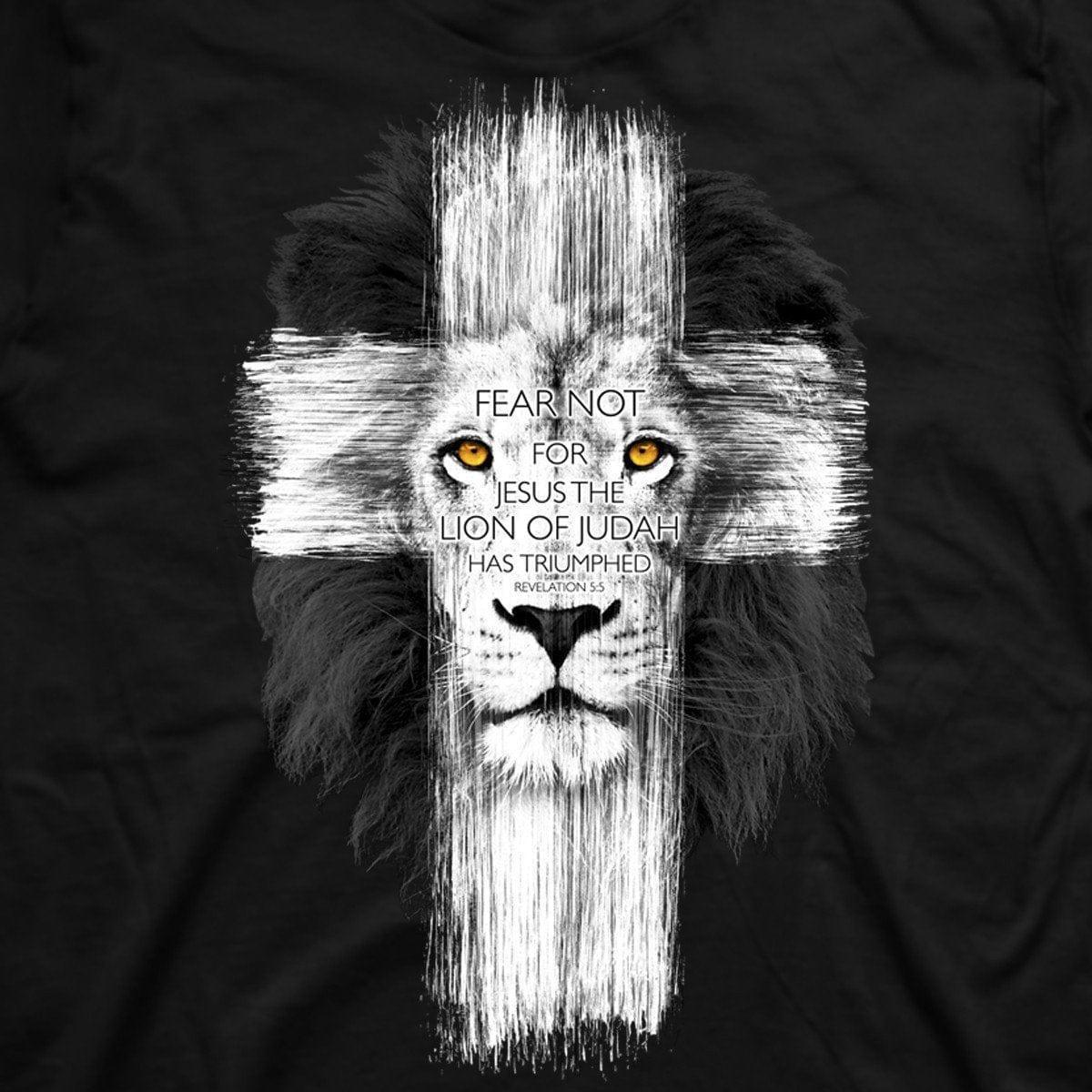 Kerusso Christian T-Shirt Lion Cross - Pura Vida Books