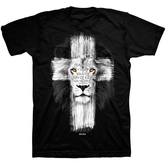 Kerusso Christian T-Shirt Lion Cross - Pura Vida Books