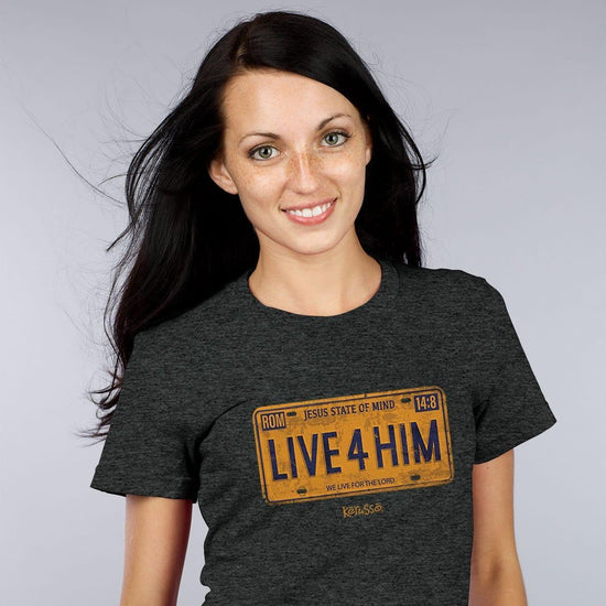 Kerusso Christian T-Shirt Live 4 Him - Pura Vida Books