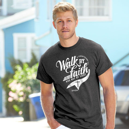 Kerusso Christian T-Shirt Walk By Faith - Pura Vida Books