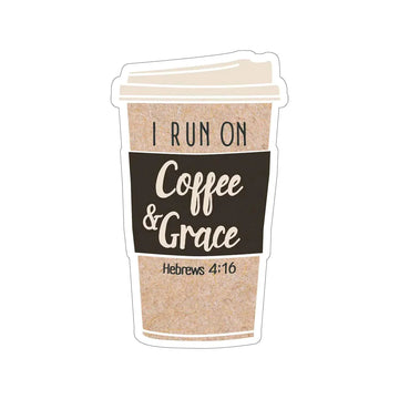 Kerusso Coffee & Grace Sticker - Pura Vida Books