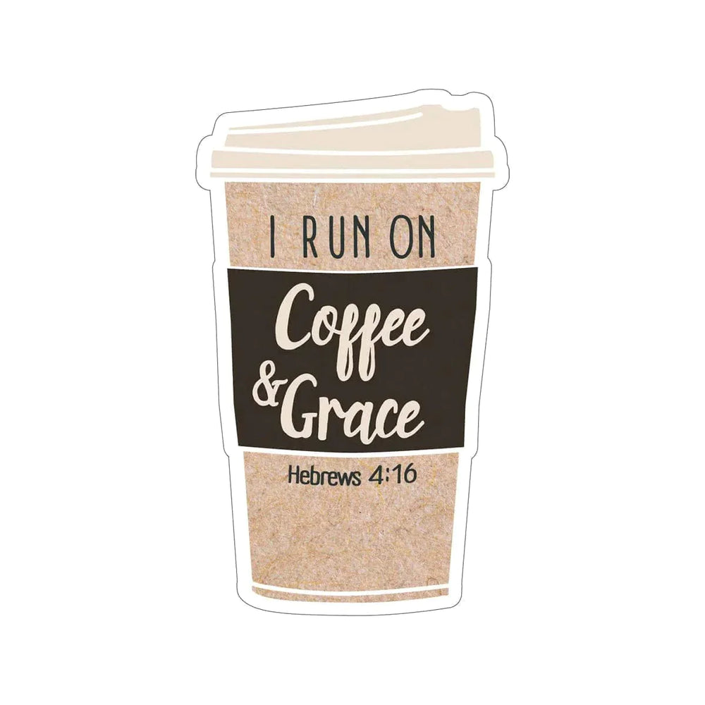 Kerusso Coffee & Grace Sticker - Pura Vida Books