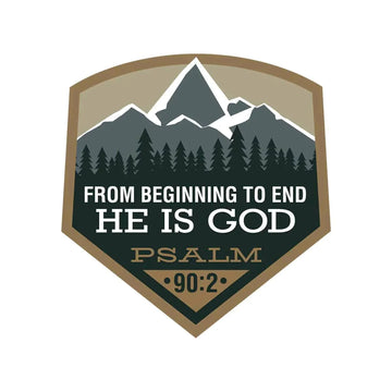 Kerusso He is God Sticker - Pura Vida Books