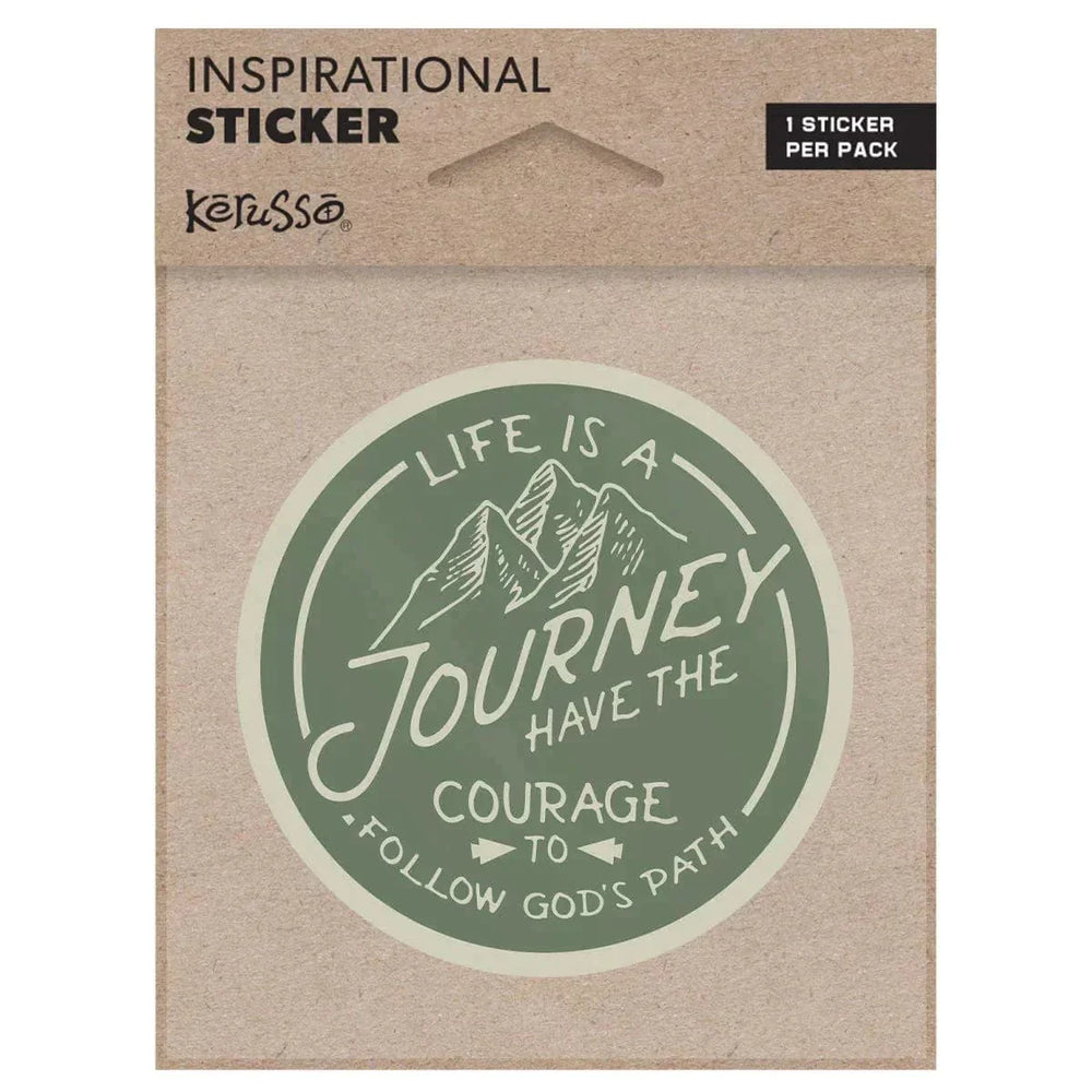 Kerusso Journey Sticker - Pura Vida Books