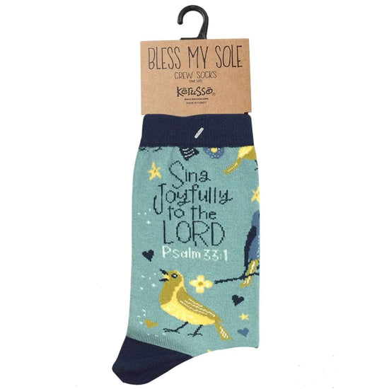 Kerusso Socks Song Birds - Pura Vida Books