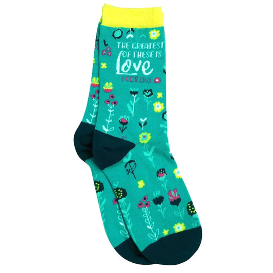 Kerusso Socks The Greatest Of These - Pura Vida Books