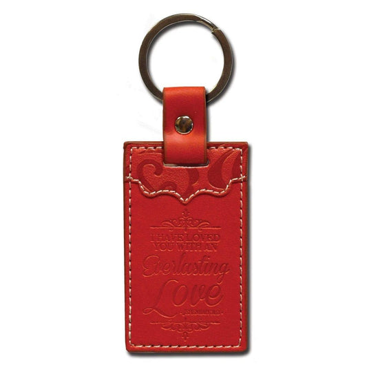 KEYCHAIN RED EVERLASTING LOVE - Pura Vida Books