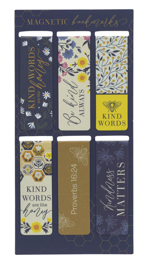 Kind Words are Like Honey Magnetic Bookmark Set - Proverbs 16:24