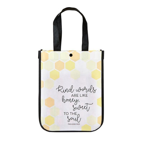 Kind Words Are Like Honey Small Eco-Friendly Tote Bag - Pura Vida Books