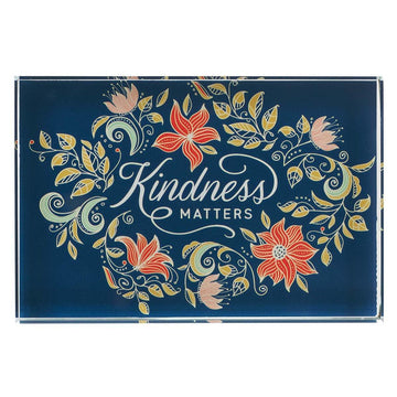 Kindness Matters Glass Plaque - Pura Vida Books