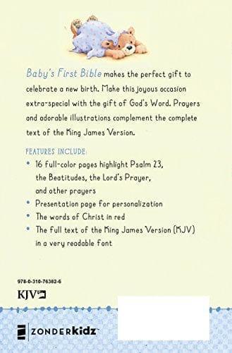 KJV, Baby's First Bible, Hardcover, Blue - Pura Vida Books
