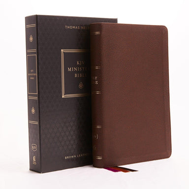 KJV, Minister's Bible, Leathersoft, Brown, Comfort Print: Holy Bible, King James Version - Pura Vida Books