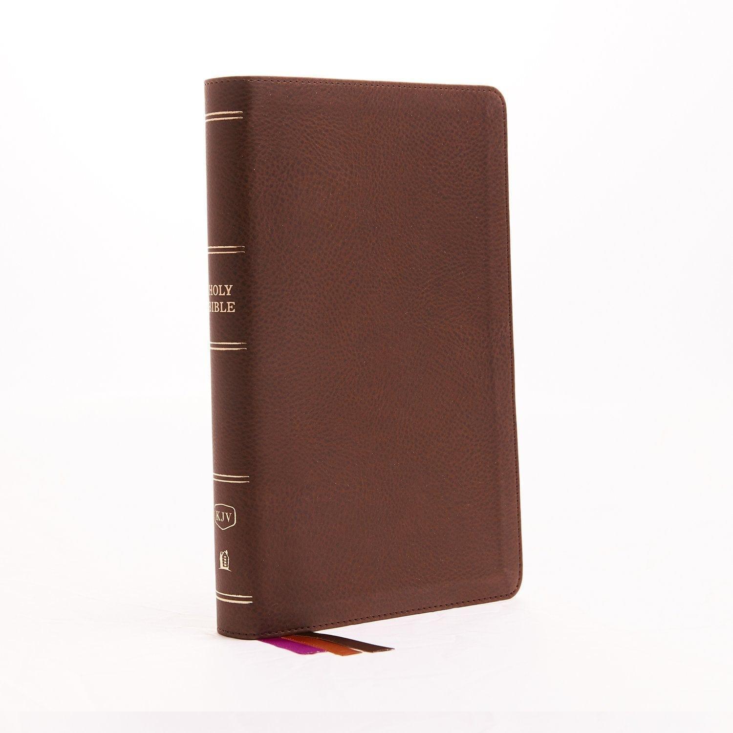 KJV, Minister's Bible, Leathersoft, Brown, Comfort Print: Holy Bible, King James Version - Pura Vida Books