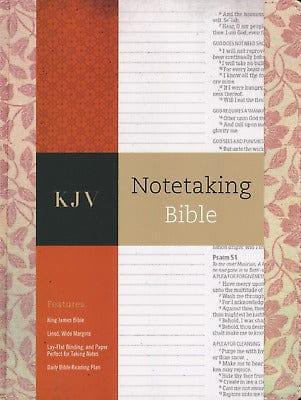 KJV Notetaking Bible, Red Floral - Pura Vida Books