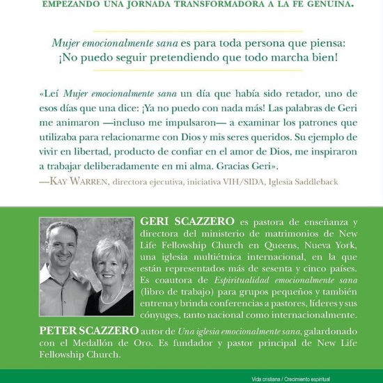 La mujer emocionalmente sana: Cómo dejar de aparentar que todo marcha bien y experimentar un cambio de vida - Pura Vida Books