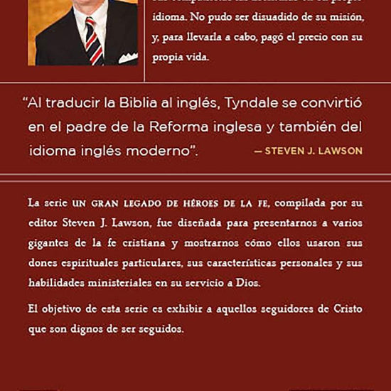 La Osada Mision de William Tyndale - Pura Vida Books