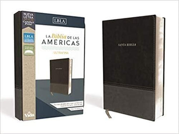 LBLA Santa Biblia Ultrafina, Leathersoft, Negro - Pura Vida Books