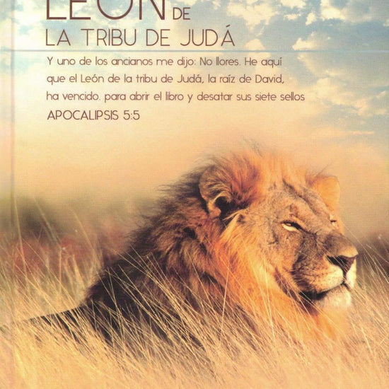 León de la Tribu de Judá - Apocalipsis 5:5 - Diario Y Cuaderno de Notas - Pura Vida Books