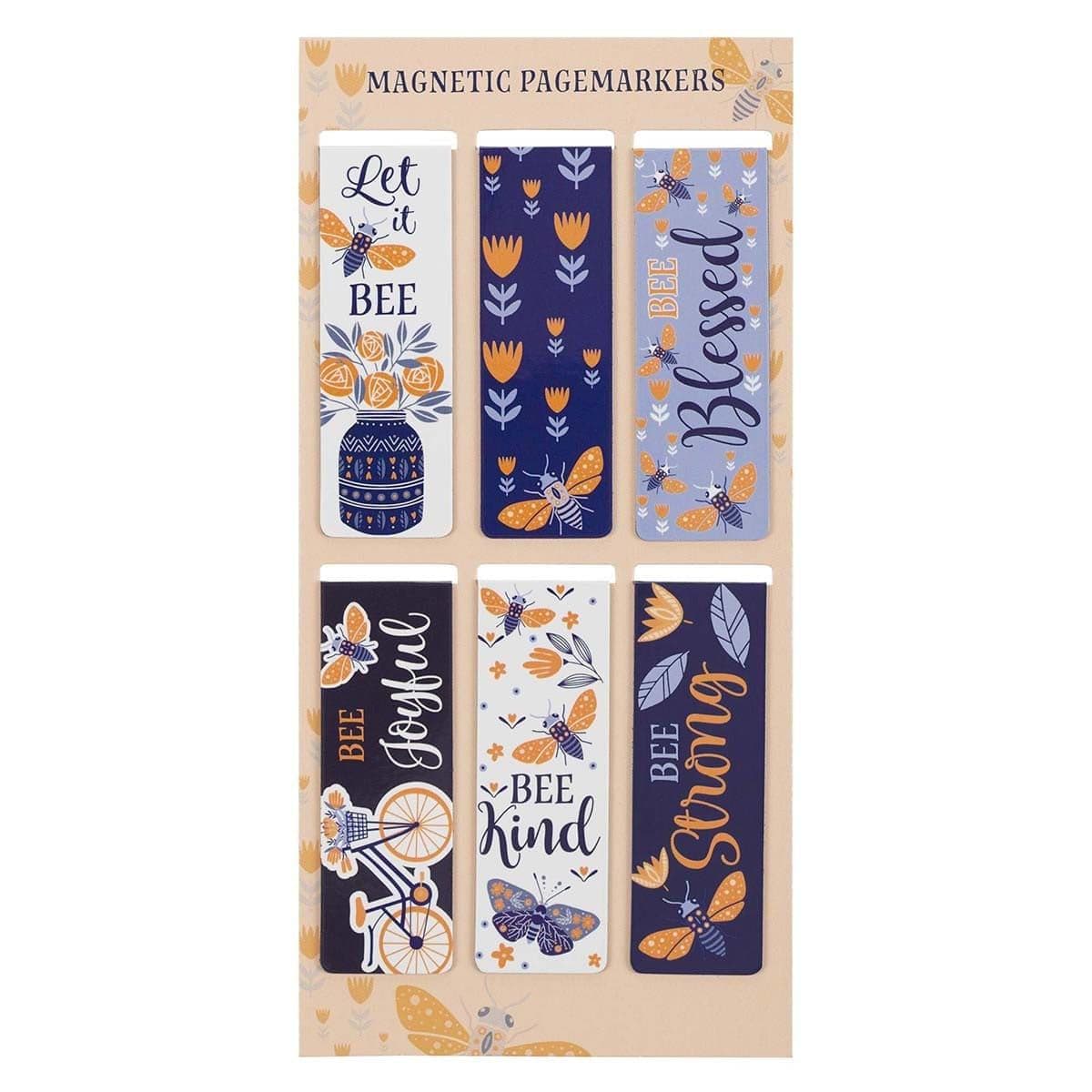 Let It Bee Magnetic Bookmark Set - Pura Vida Books