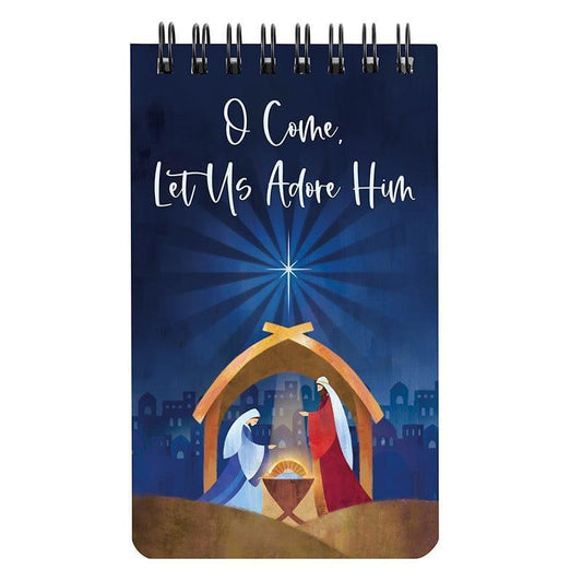 Let Us Adore Him Spiral Notepad - Pura Vida Books