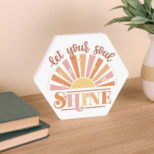 Let Your Soul Shine Shape Décor - Pura Vida Books