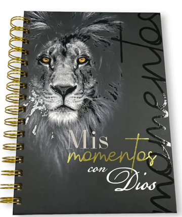 Libreta Devocional: Mis momentos con Dios - León