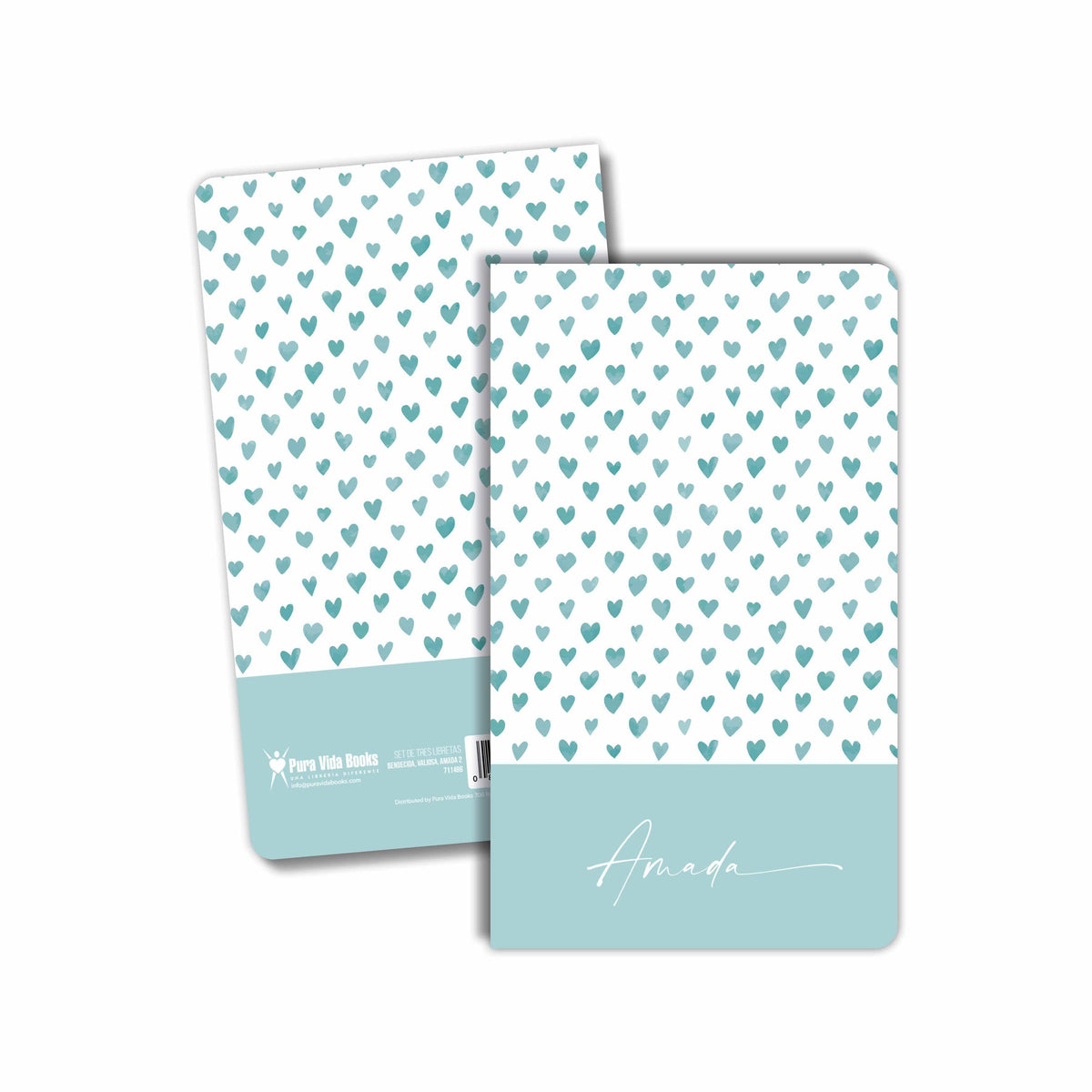 Libretas Amada, Bendecida, Valiosa (Paquete de 3) - Pura Vida Books