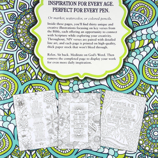 Libro de Colorear -Inspiring Words - Pura Vida Books