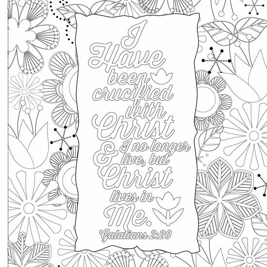 Libro de Colorear -Inspiring Words - Pura Vida Books