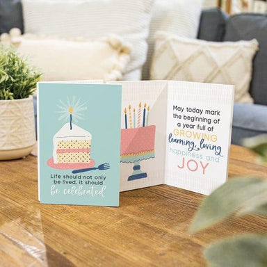 Life Should Not Only Be Lived It Should Be Celebrated Wooden Keepsake Card - Pura Vida Books
