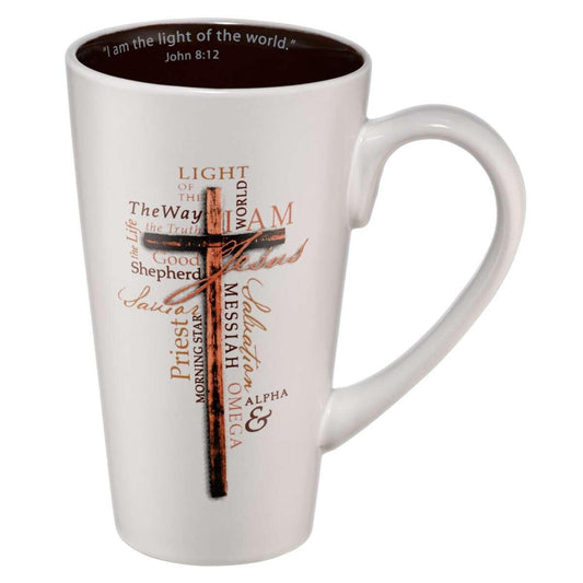 Light of the World Ceramic Coffee Mug - John 8:12 - Pura Vida Books