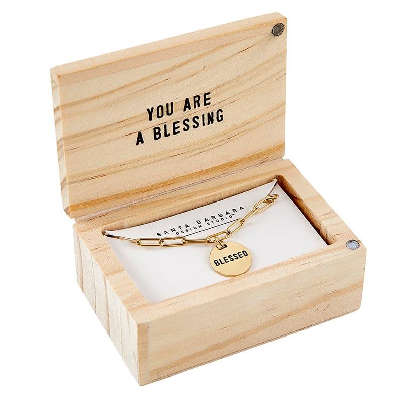 Link Necklace - Blessed - Pura Vida Books