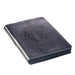 Lion Face Be Strong And Courageous Zippered Classic LuxLeather Journal - Joshua 1:9 - Pura Vida Books