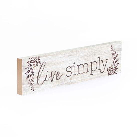 LITTLE SIGN Live Simply - Pura Vida Books