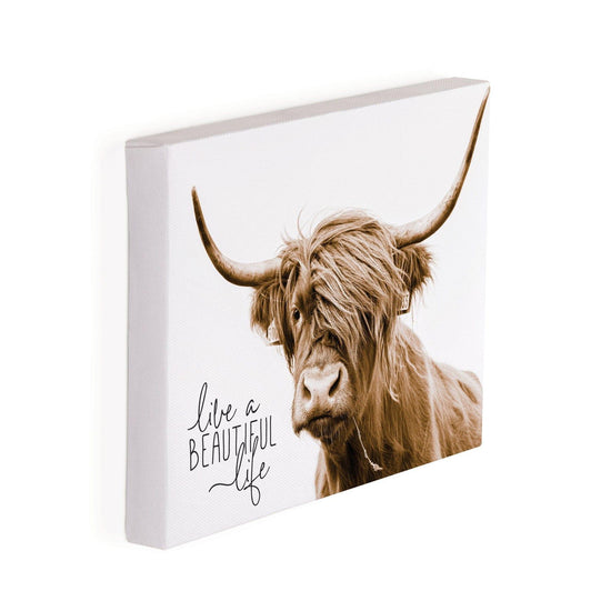 Live A Beautiful Life Canvas - Pura Vida Books