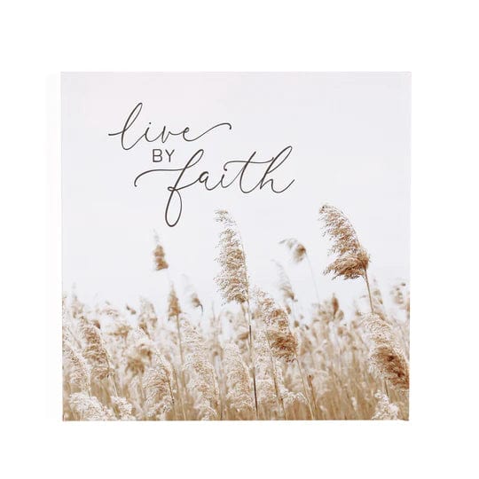 LIVE BY FAITH CANVAS - Pura Vida Books